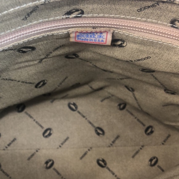 Dooney&Bourke all weather Leather tote and matching wallet EUC Cream&Yellow - Picture 14 of 16